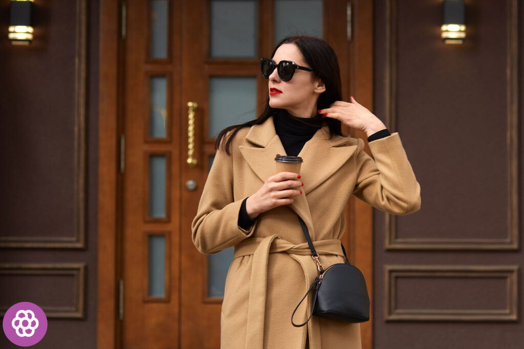 Jaká barva kabátu pro brunety?